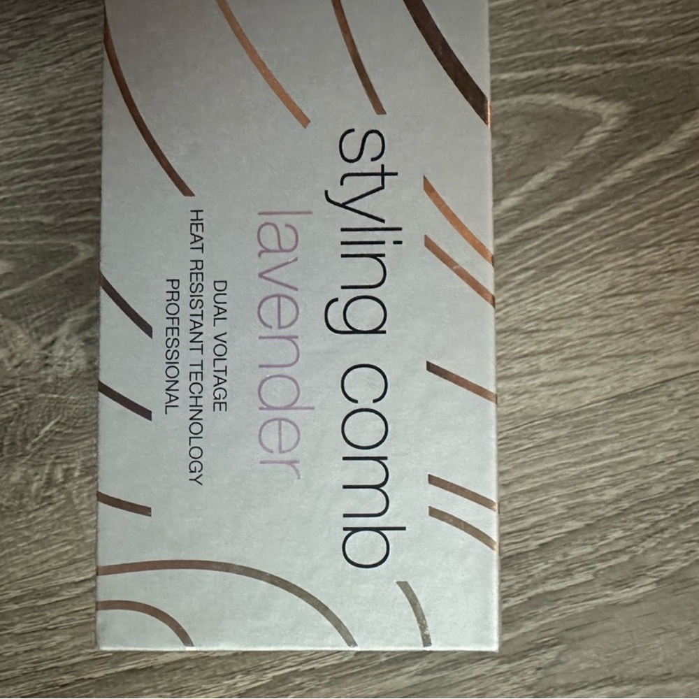 NIB Soleil Lavender Styling Comb Heat Brush Brand New - Picture 8 of 10